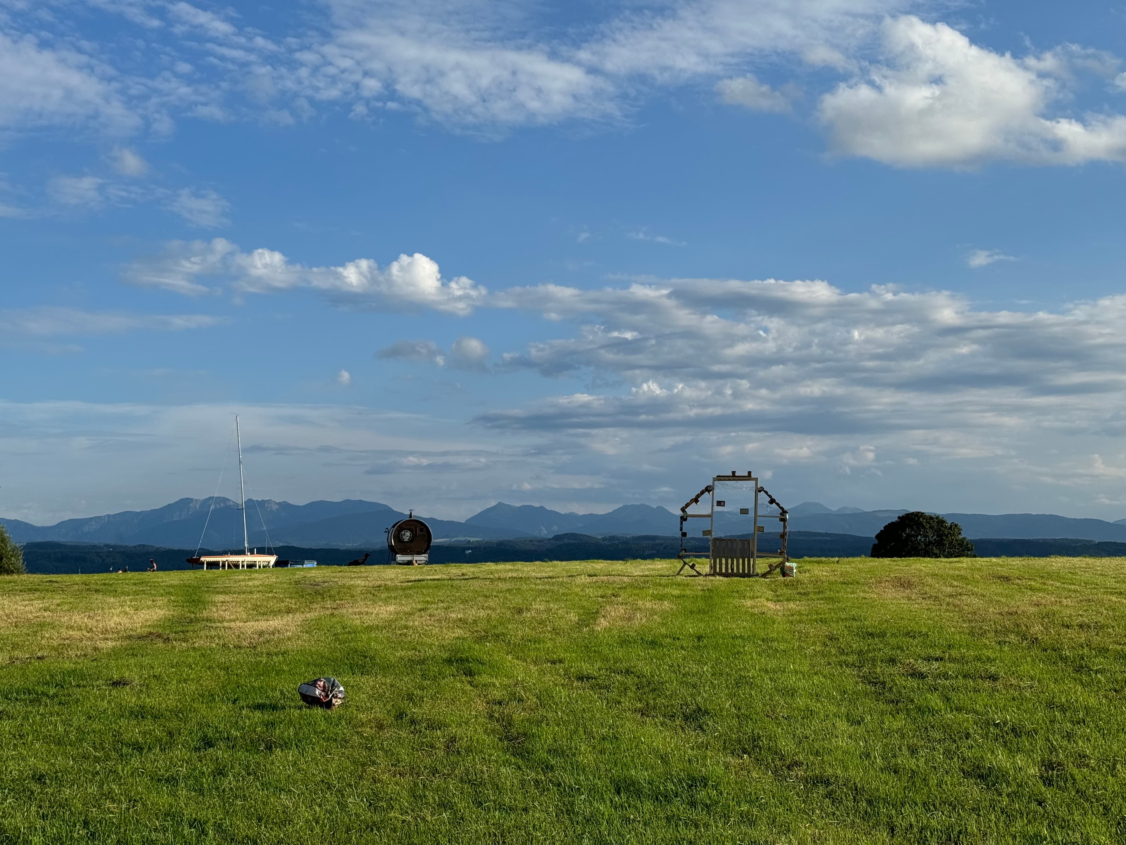 Alpine panorama from our playa