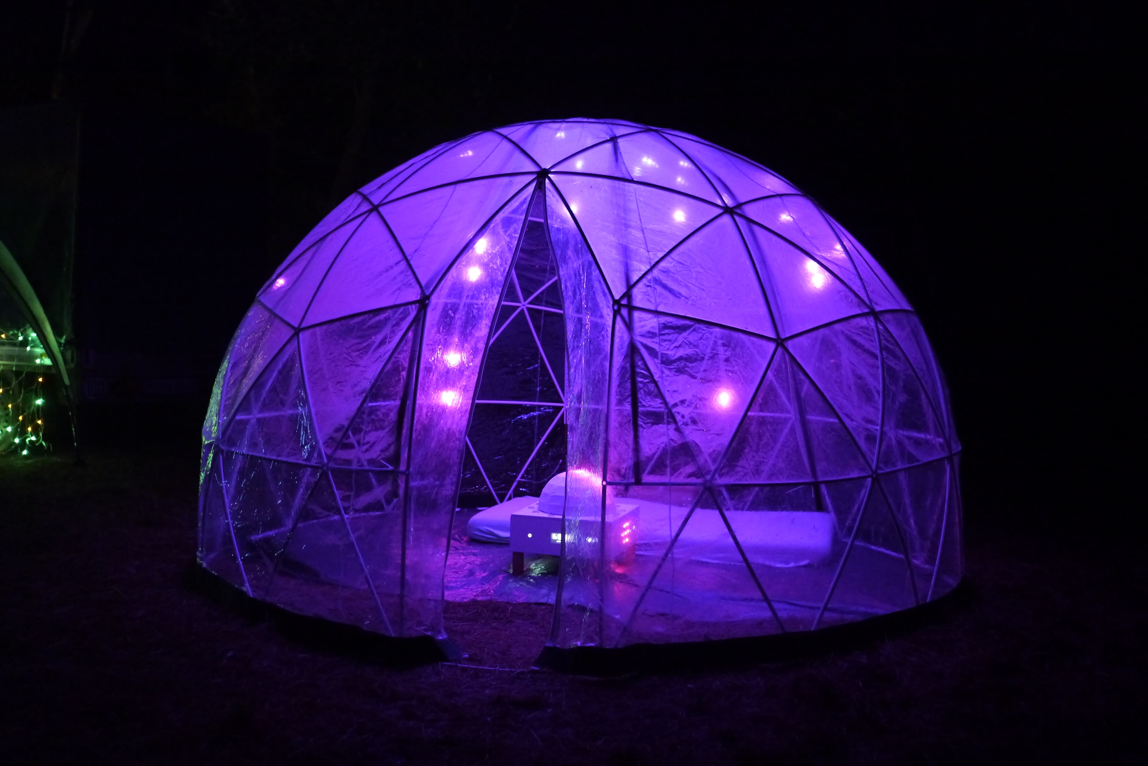 LightCave Art Project - a transparent dome