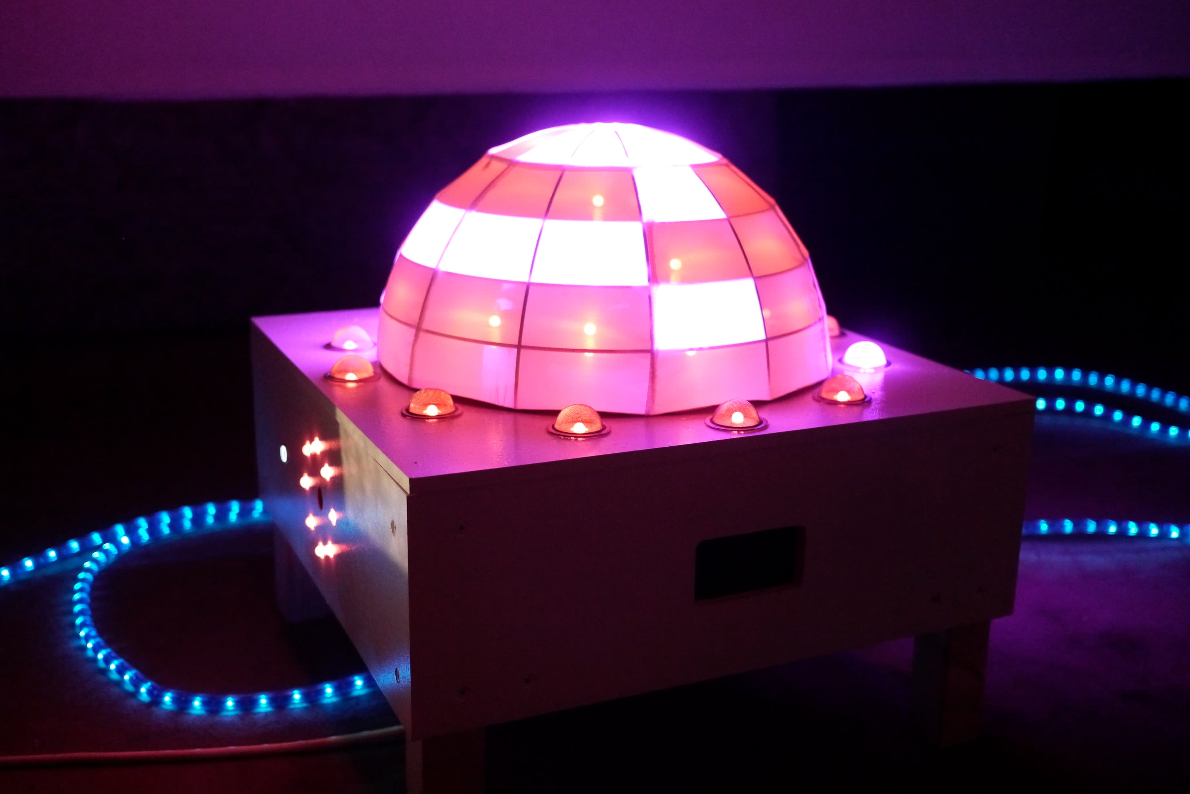LightCave Art Project - The Inside dome