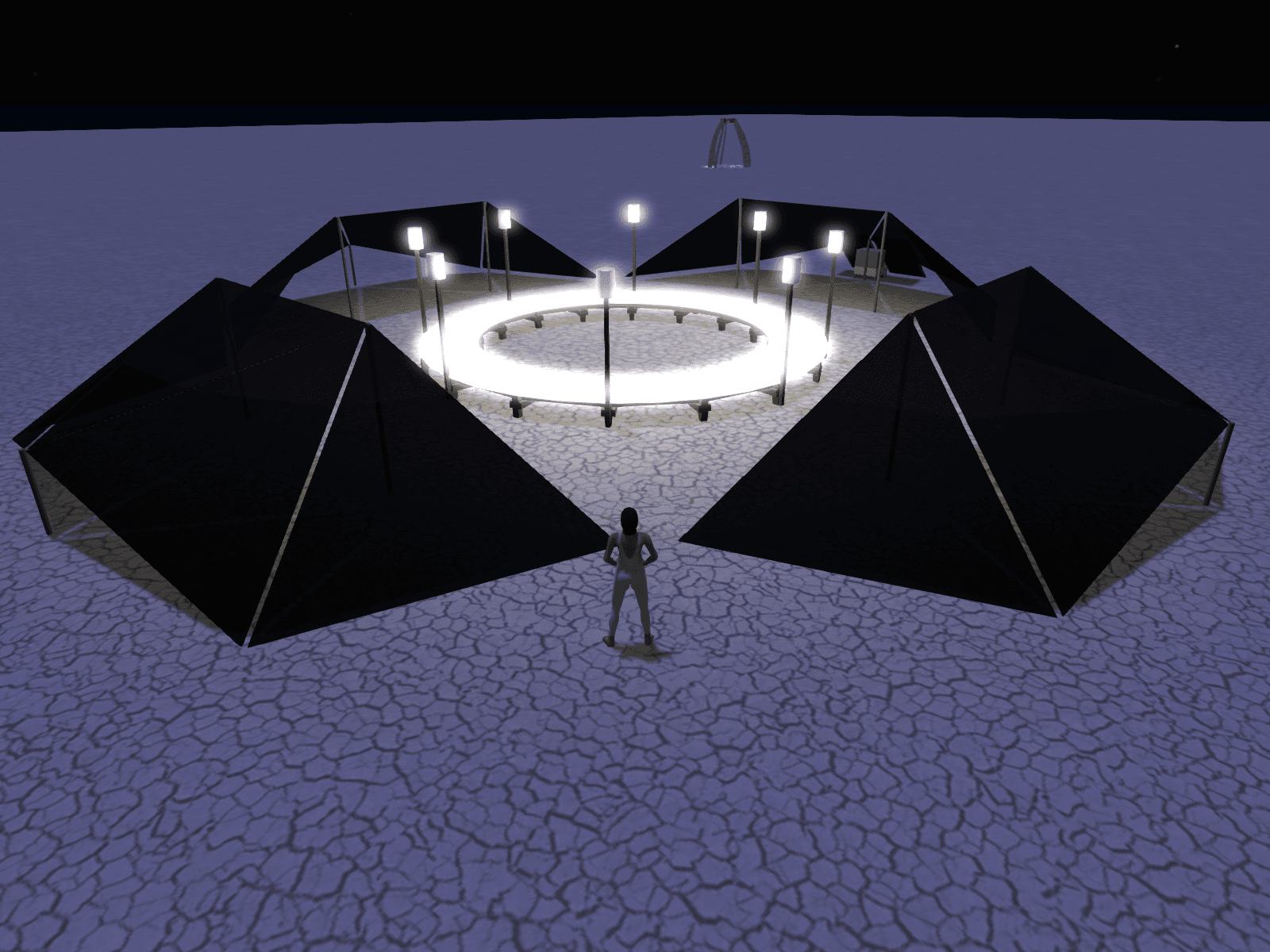 Art Project "Orb of Lost Moments" on Oasis Playa
